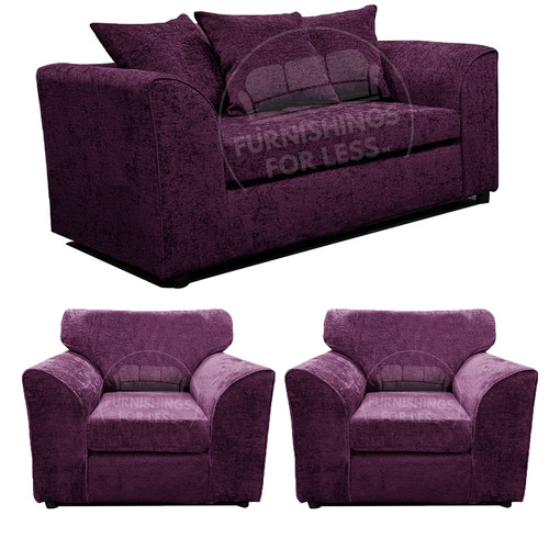 Monaco purple corner sofa - monaco,