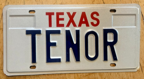 Vanity license plate - plate, "