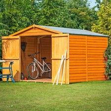 12x8 WOODEN GARDEN SHED APEX