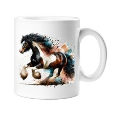 COB GYPSY HORSE WATERCOLOUR