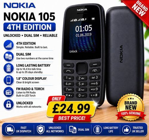 Nokia 105 dual sim - 105, (2018)