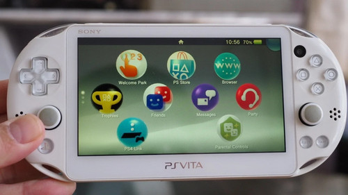 Sony vita white console - ps,