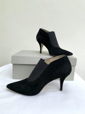Hobbs Zeta black suede shoe