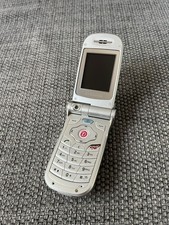 Samsung SGH V200 Flip Mobile Phone Spares Repair Retro Vintage Silver Untested