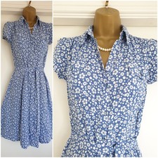 Vintage 1940s 1950s style blue - vintage,