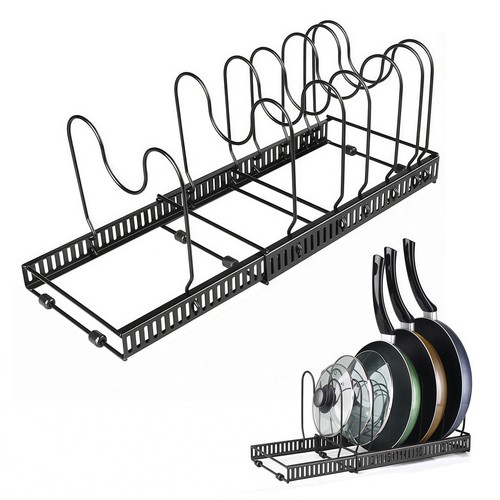 Adjustable pan lid holder - adjustable,