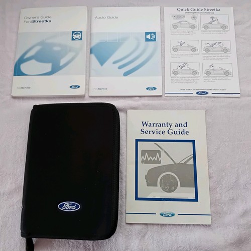Ford streetka handbook manual - ford,