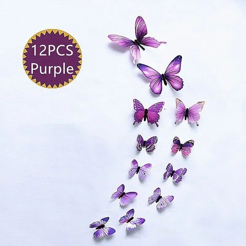 12pcs butterfly wall - 12pcs,