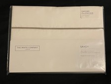 The White Company - Egyptian Cotton Savoy Oxford Pillow Case - White - RRP £28