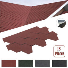 Pack of 18 Mosaic Asphalt Shingles Felt Shingles Shed Roof Tiles Self Adhesive