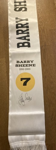 Barry sheene new scarf signed - new,