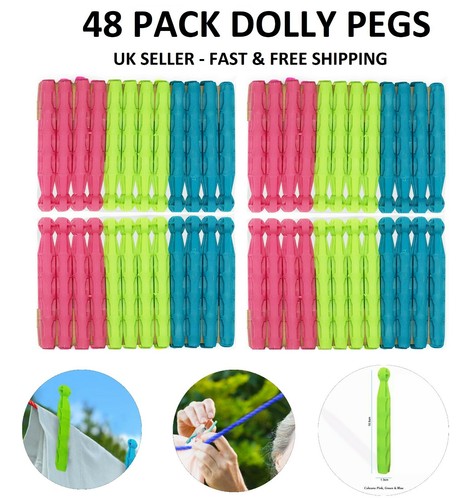 Dolly pegs strong high - 48,