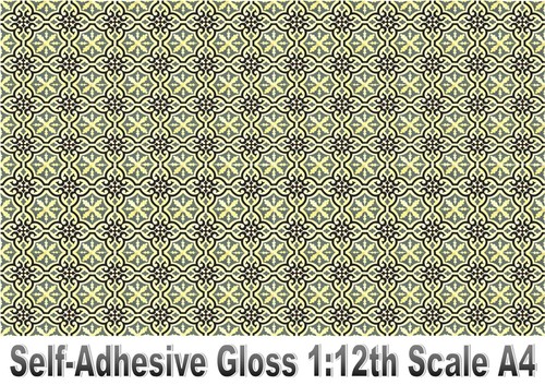 Dolls house wallpaper stick - wallpaper, stick-on