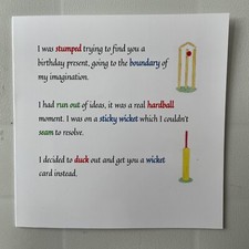 Humorous, Funny Cricket