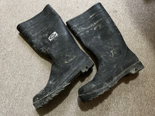 GRIZZLA/Scudo Wellington Boots UK 10 Steel Toe Wellingtons PPE Boots USED