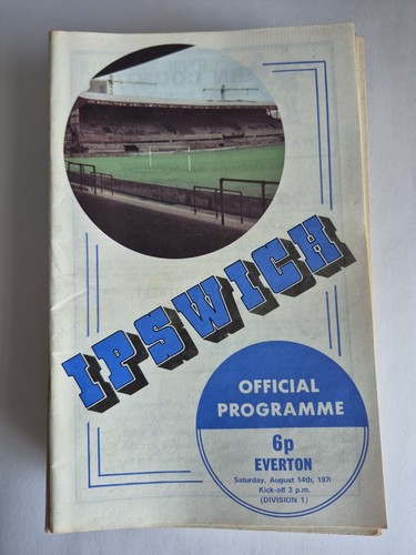 Ipswich town home programmes - ipswich,