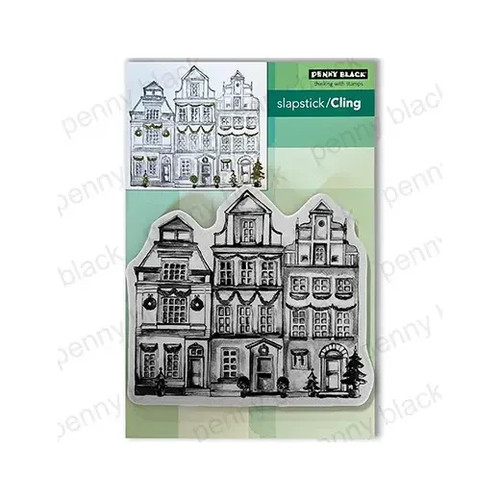 Penny black cling rubber - penny,