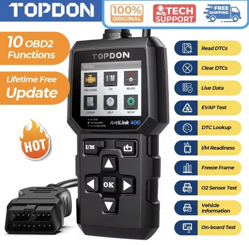 Topdon al400 obd2 eobd fault - topdon,