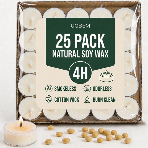 Pack soy wax - wax, tealights