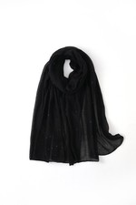 Shining Glitter Plain Sequin Scarf Wedding X'mas Premium Soft Hijab Shawl Wrap