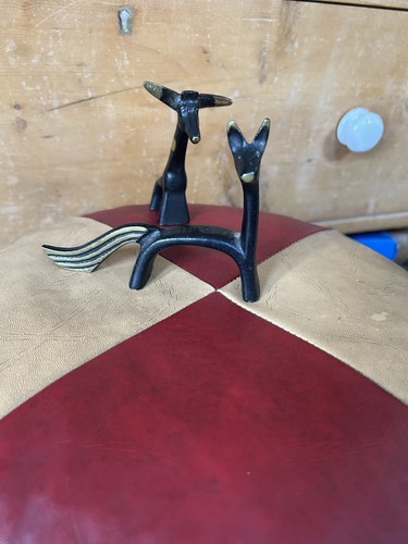 Two modernist metal - two, sculptures