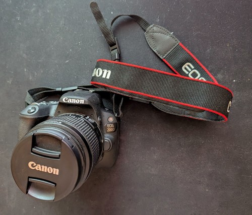 Canon eos 200d black digital - canon,