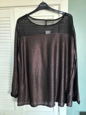 Evans Plus Size 22/24 Stunning Party Top NWT with Stunning Shimmer Design
