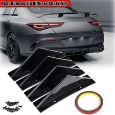4x Car Rear Bumper Diffuser