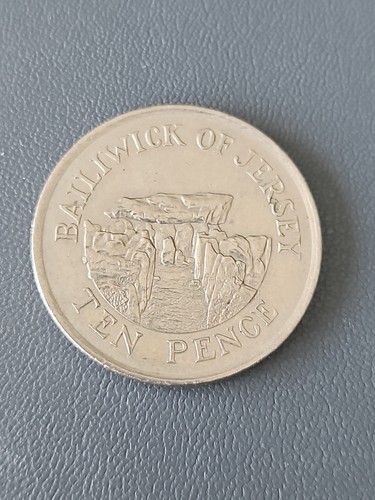 Bailiwick jersey ten pence - of,
