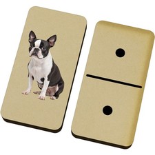 'Boston Terrier' Domino Set &