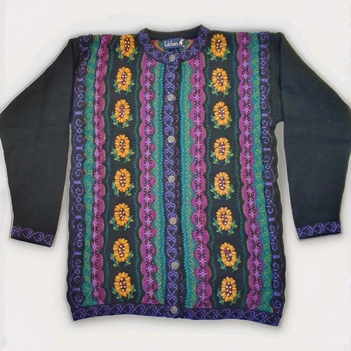 Vintage tulchan wool cardigan - tulchan,
