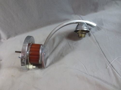 Original art deco chrome wall - art,
