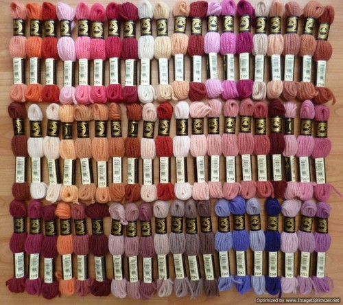 Dmc tapestry wool shades - dmc,