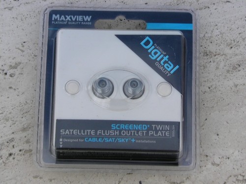 Maxview twin satellite - twin, flush