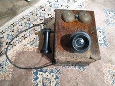 Antique Western Electric Hand Crank Telephone **Parts Only