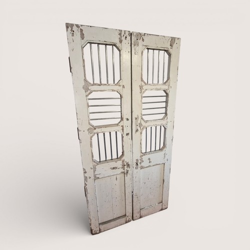 Antique indian jali doors pair - indian,