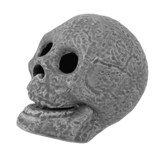 Brown fireproof ceramic skull - brown,