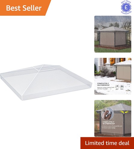 Clear gazebo canopy - x, 3m