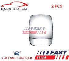 REAR VIEW MIRROR GLASS PAIR LHD ONLY FAST FT88619 2PCS P NEW OE REPLACEMENT