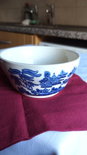 Churchill  Sugar Bowl Blue and White Willow Pattern