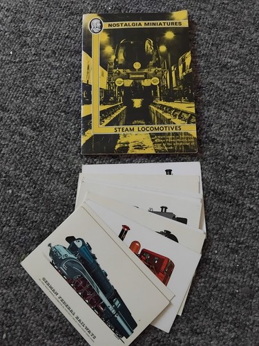 Railway train postcards - ,
