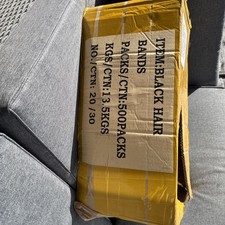 Bulk 7500 Black Hair Bands 4mm