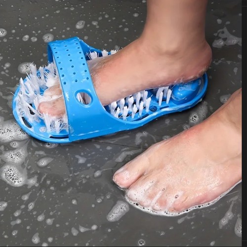 Shower foot cleaner brush - foot,