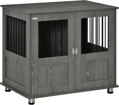 Dog crate furniture end table - furniture,