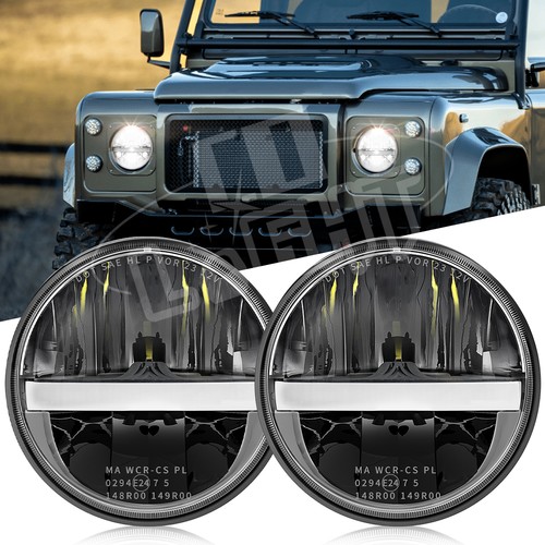 Round inch led headlights - round,