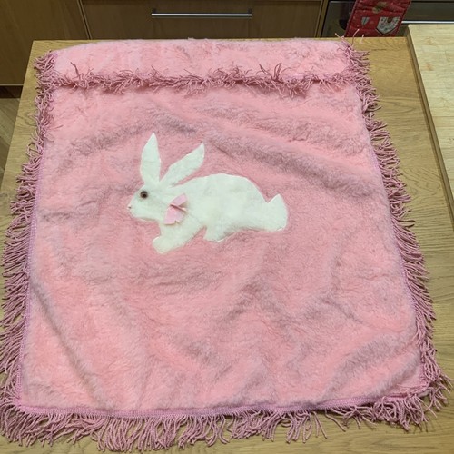Vintage baby pram blanket pink - baby,