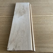 OAK Hardwood Planed & Routed Timber Offcut - *43.3 x 13.5 x 2cm - Wood DIY 800