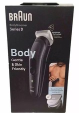 BRAUN Series 3 Body Groomer (Missing 2 Heads And Box Damage)