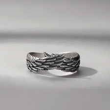 Angel Wing Ring Adjustable