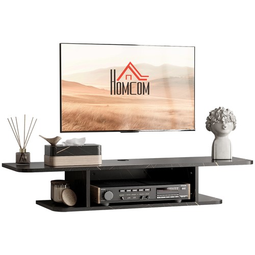 Homcom wall mounted stand - homcom, tv